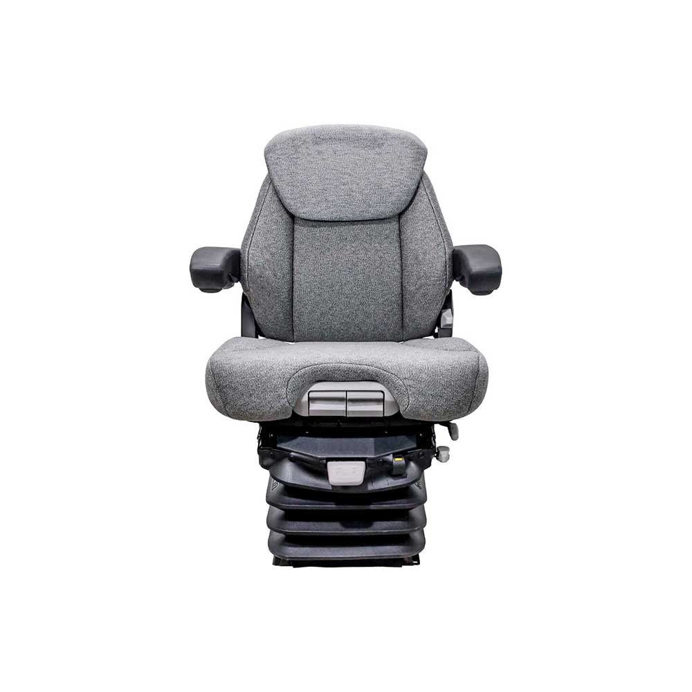 Grammer | MSG95/741 | Seat & Air Suspension Kit | Case IH 9100/Steiger | Swivel | Gray Fabric | 6445