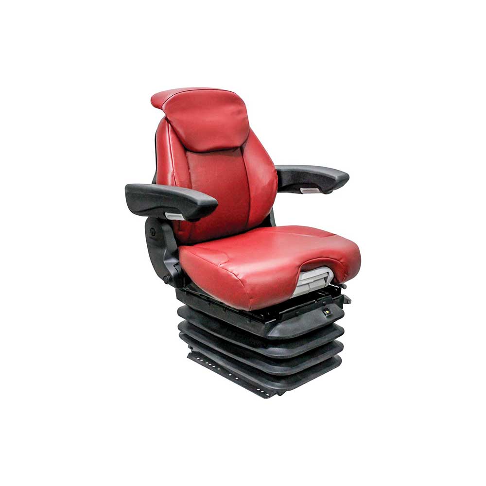 Grammer | MSG95/741 | Seat & Air Suspension Kit | Case IH Magnum-MX-Steiger-STX | Red Vinyl | 6909