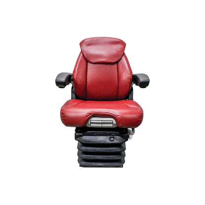 Grammer | MSG95/741 | Seat & Air Suspension Kit | Case IH Magnum-MX-Steiger-STX | Red Vinyl | 6909
