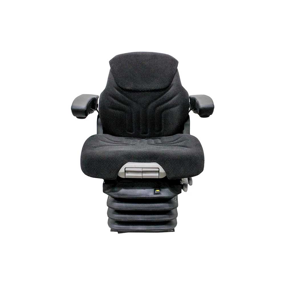 Uni Pro New Holland Flat Floor Series 1060 Air Seat Kit | Orig Grammer | Black/Gray Fabric
