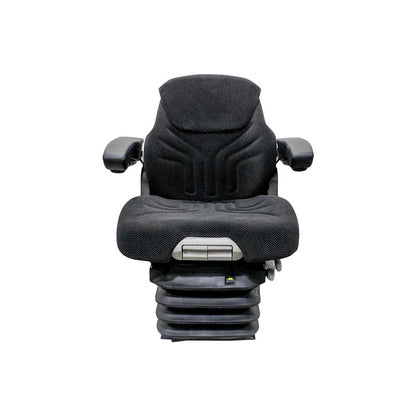 Uni Pro Massey Ferguson Bostrom Forward Angled Susp. 1060 Air Seat Kit | Black/Gray Fabric