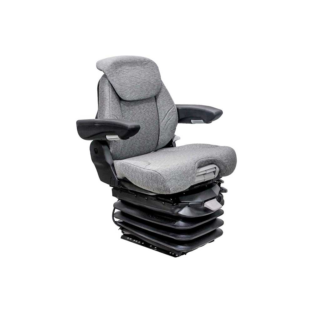 Grammer | MSG95/741 | Seat & Air Suspension Kit | Case IH CX-MX-MX Maxxum | Gray Fabric | 6910