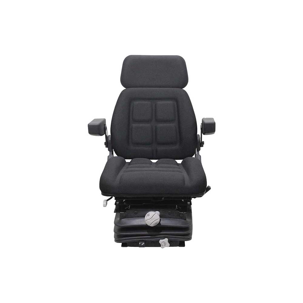 Pilot | P81 | Seat & Mechanical Suspension | Armrests | Swivel | Black Fabric | 7879