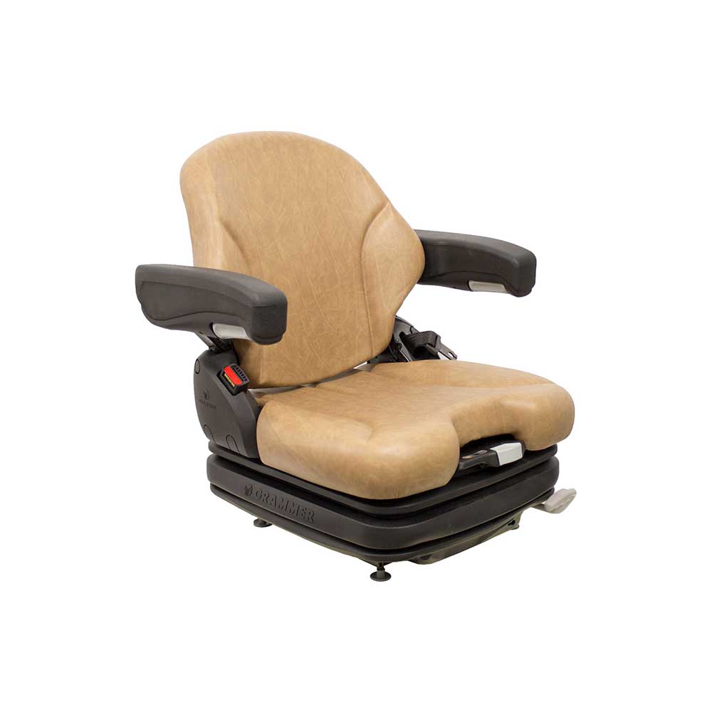 Grammer | MSG75/531 | Seat & Air Suspension | OPS | 12-Volt | Brown Vinyl | 8189