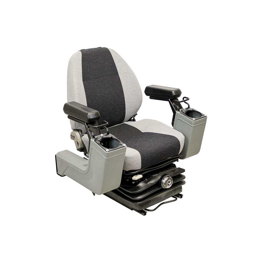 KAB | 525P | Seat & Mechanical Suspension | Pods | Black/Gray Fabric | 8413