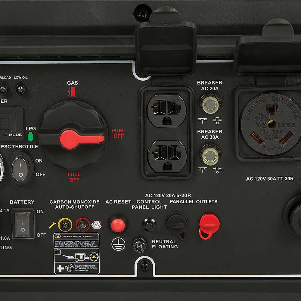 Powerhorse Generator Inverter | 5000 Surge Watt | Dual Fuel | Electric Start