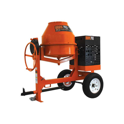 BravePro Concrete Mixer | 7 Cu. Ft. Steel Drum | Honda GX270