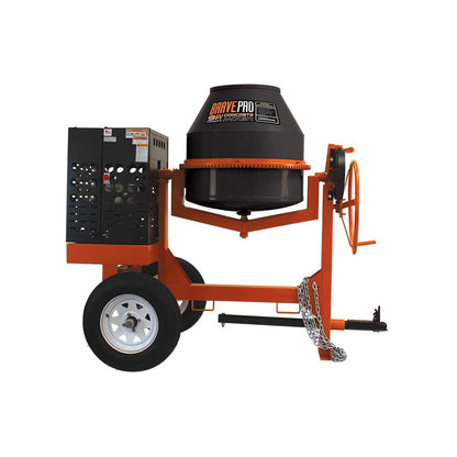 BravePro Concrete Mixer | 9 Cu. Ft. Poly Drum | Honda GX270