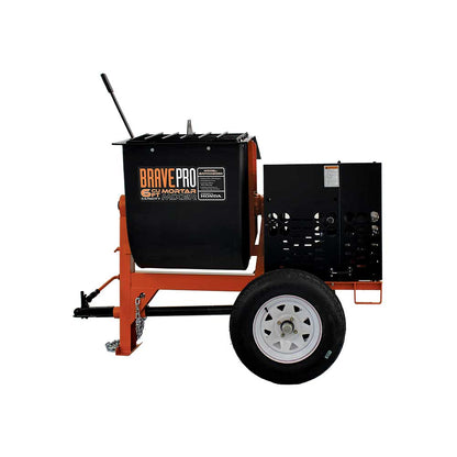 BravePro Mortar Mixer | 6 Cu. Ft. Poly Drum | Honda GX240