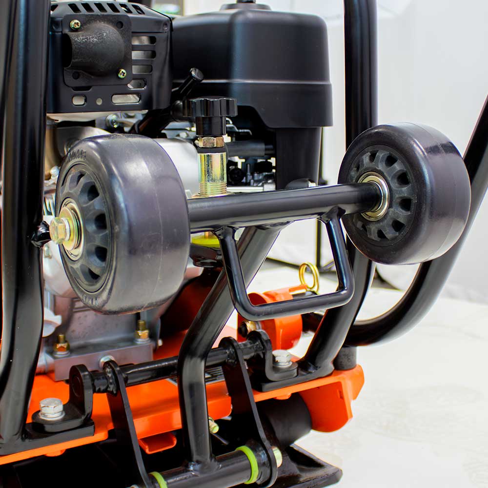 BravePro Forward Plate Compactor | 16 In. | Rubber Mat, Tank, and Wheel Kit | Honda GX160