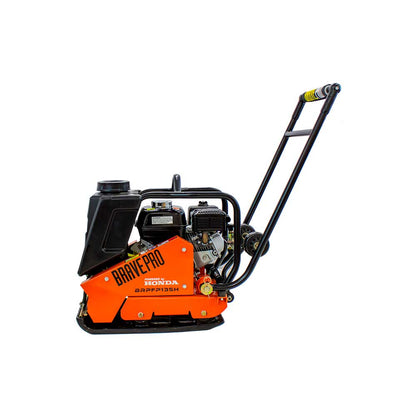 BravePro Forward Plate Compactor | 16 In. | Rubber Mat, Tank, and Wheel Kit | Honda GX160