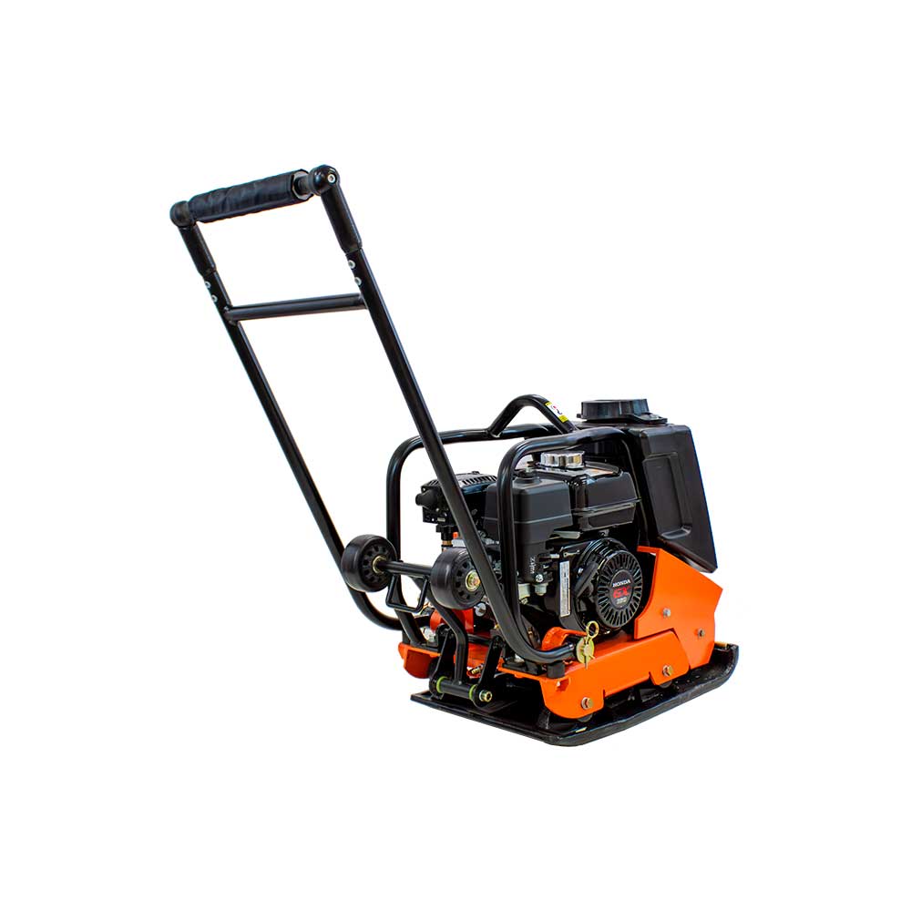 BravePro Forward Plate Compactor | 16 In. | Rubber Mat, Tank, and Wheel Kit | Honda GX160