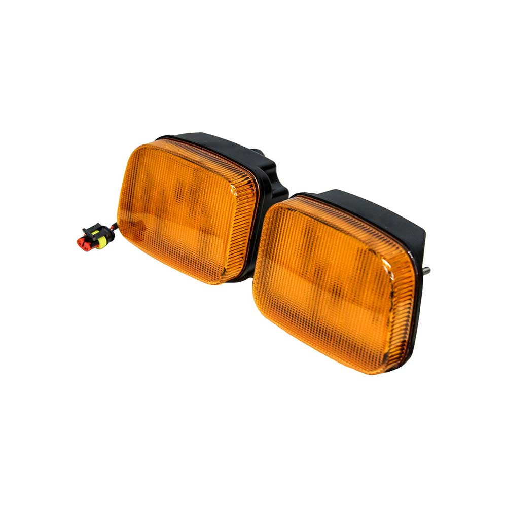 Tiger Lights John Deere 5000-7030 Series LED Amber Cab Corner Light Kit