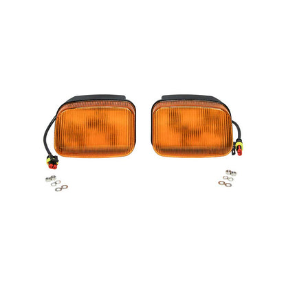 Tiger Lights John Deere 5000-7030 Series LED Amber Cab Corner Light Kit