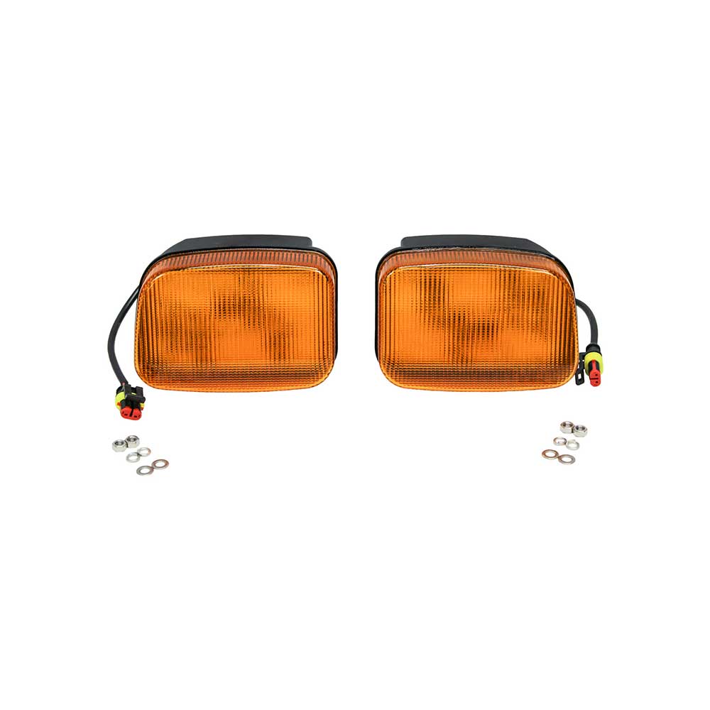 Tiger Lights John Deere 5000-7030 Series LED Amber Cab Corner Light Kit