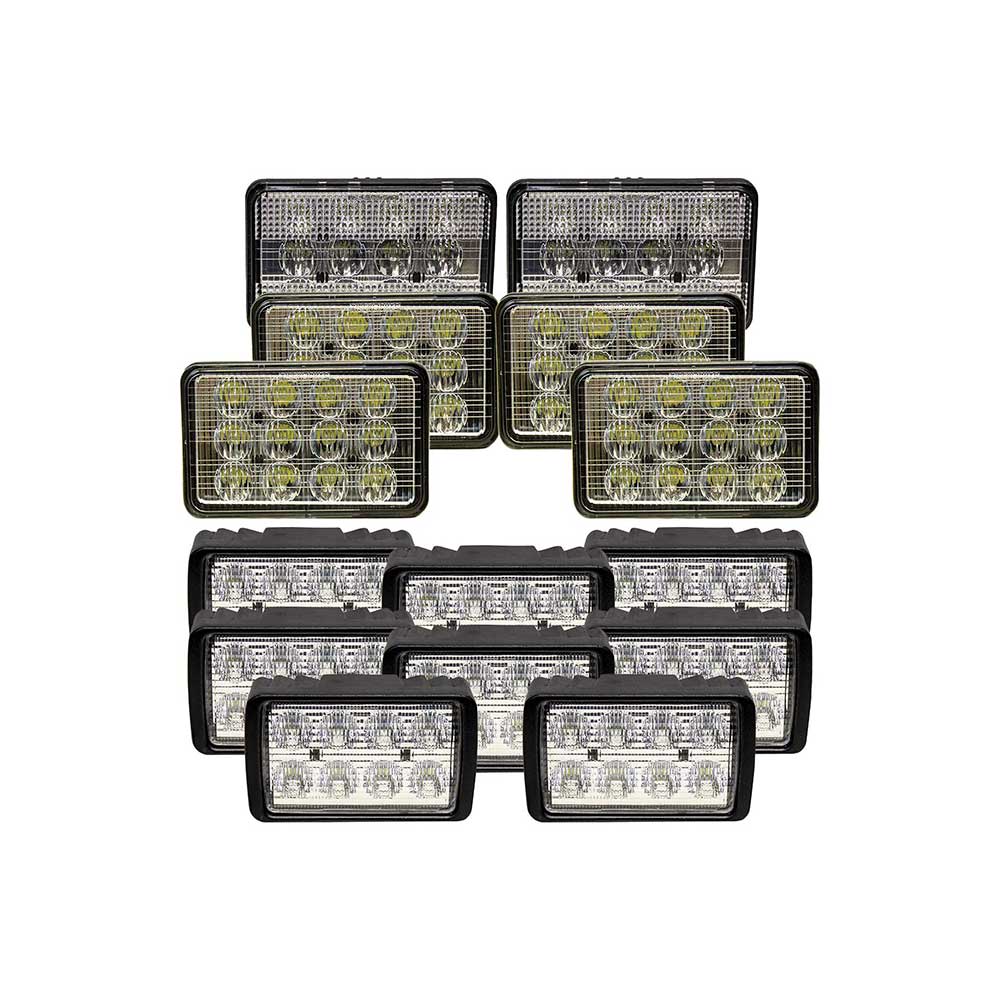 Tiger Lights Complete Case IH 2144-2588 Combine LED Light Kit
