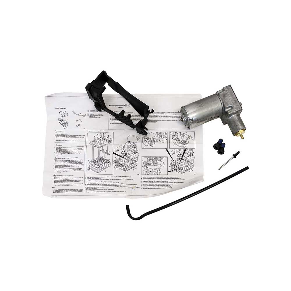Uni Pro 24-Volt Air Compressor Kit | Fits Grammer Seats with MSG95 24-Volt Air Suspension