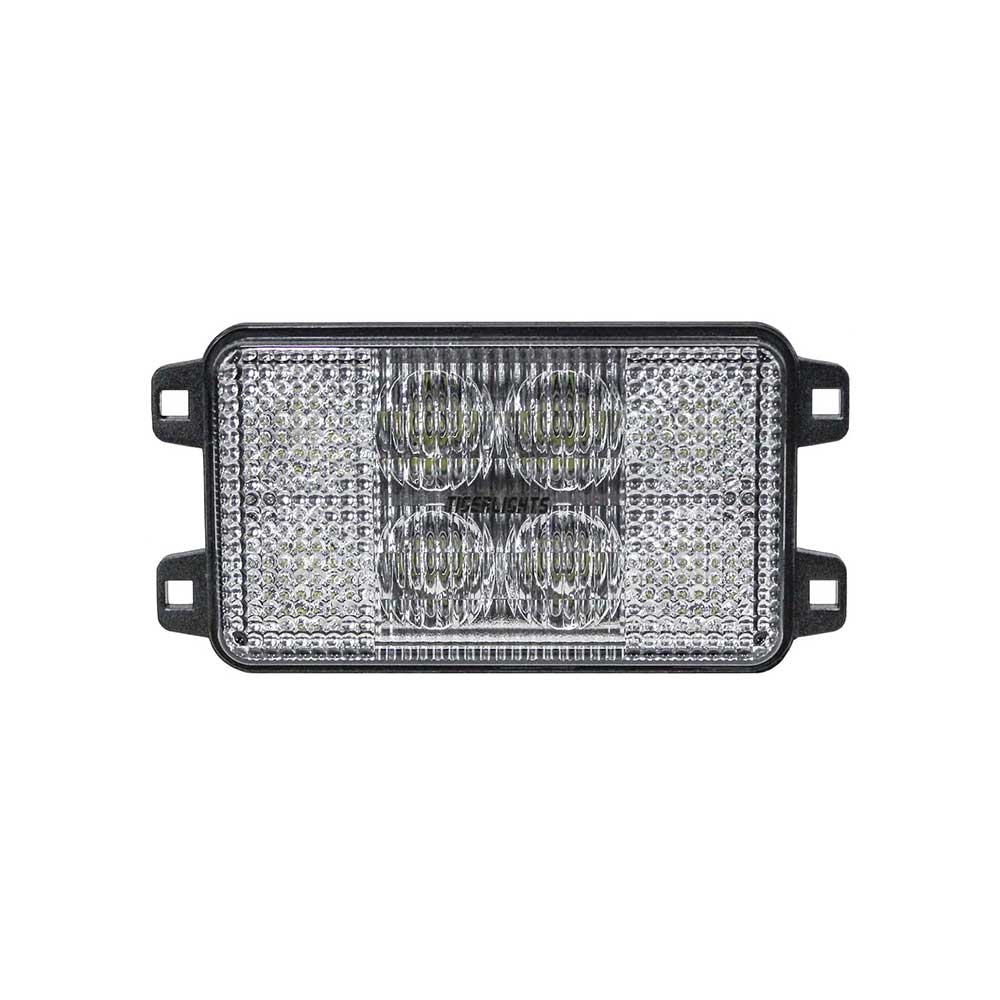 Tiger Lights John Deere 2R/3D-E-R/4M-R/5E-M/6D-E Series LED Hood Light | Hi/Lo