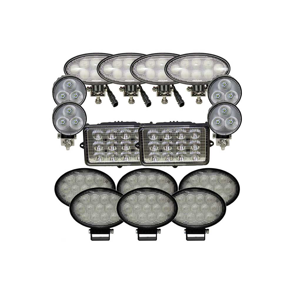Tiger Lights Complete John Deere S-T-W Series Combine LED Light Kit