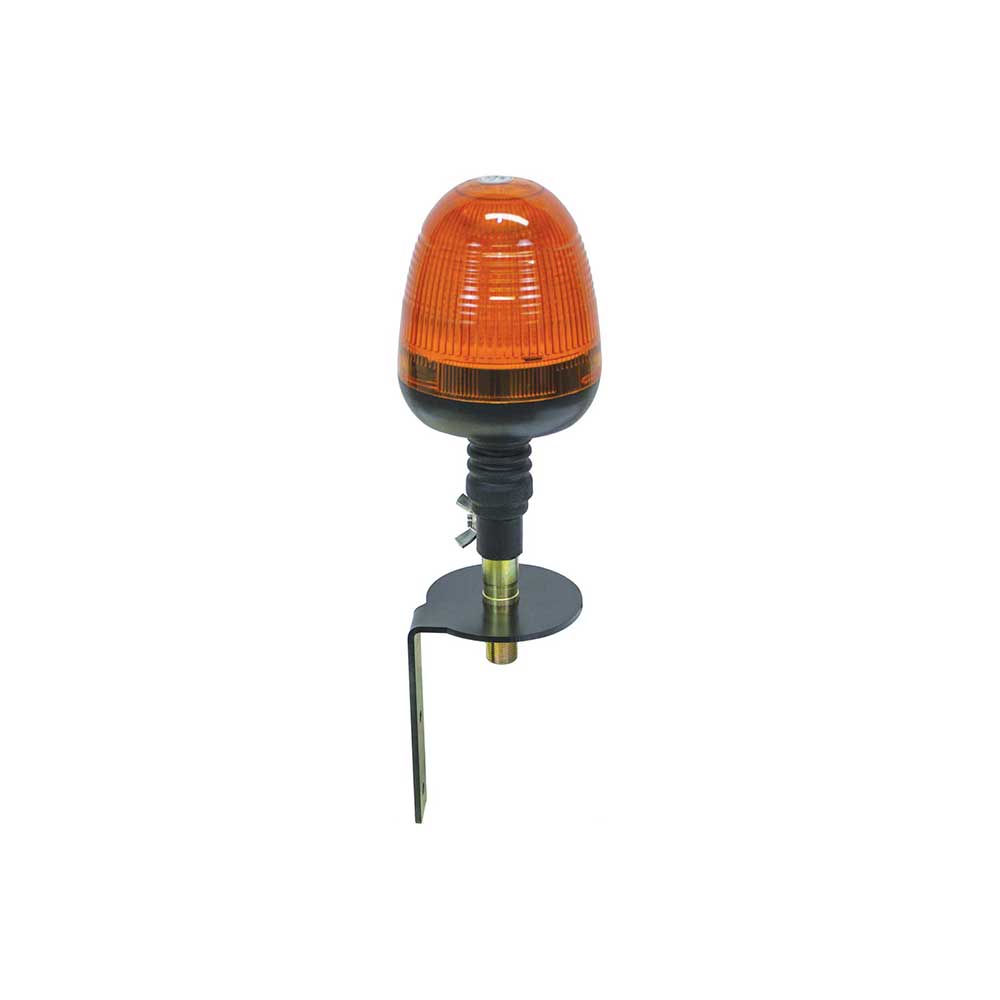 Tiger Lights LED Warning Beacon Light | Flashing Amber | With Mirror Mounting Bracket