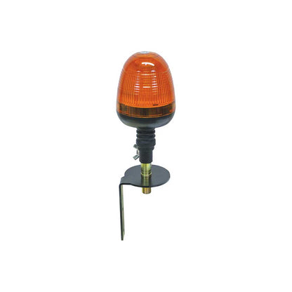 Tiger Lights LED Warning Beacon Light | Flashing Amber | With Mirror Mounting Bracket