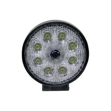 K&M Mfg LED Flood Work Light | 5.39-In. | Round | Built-In Backup Camera