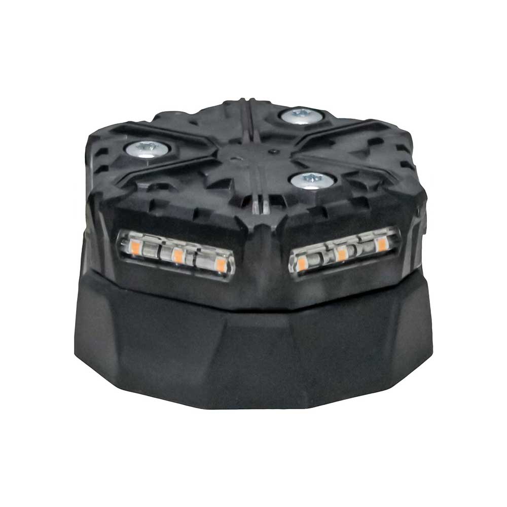 K&M Mfg LED Micro Beacon Light | Magnetic Mount with Auxiliary Plug | Class 2