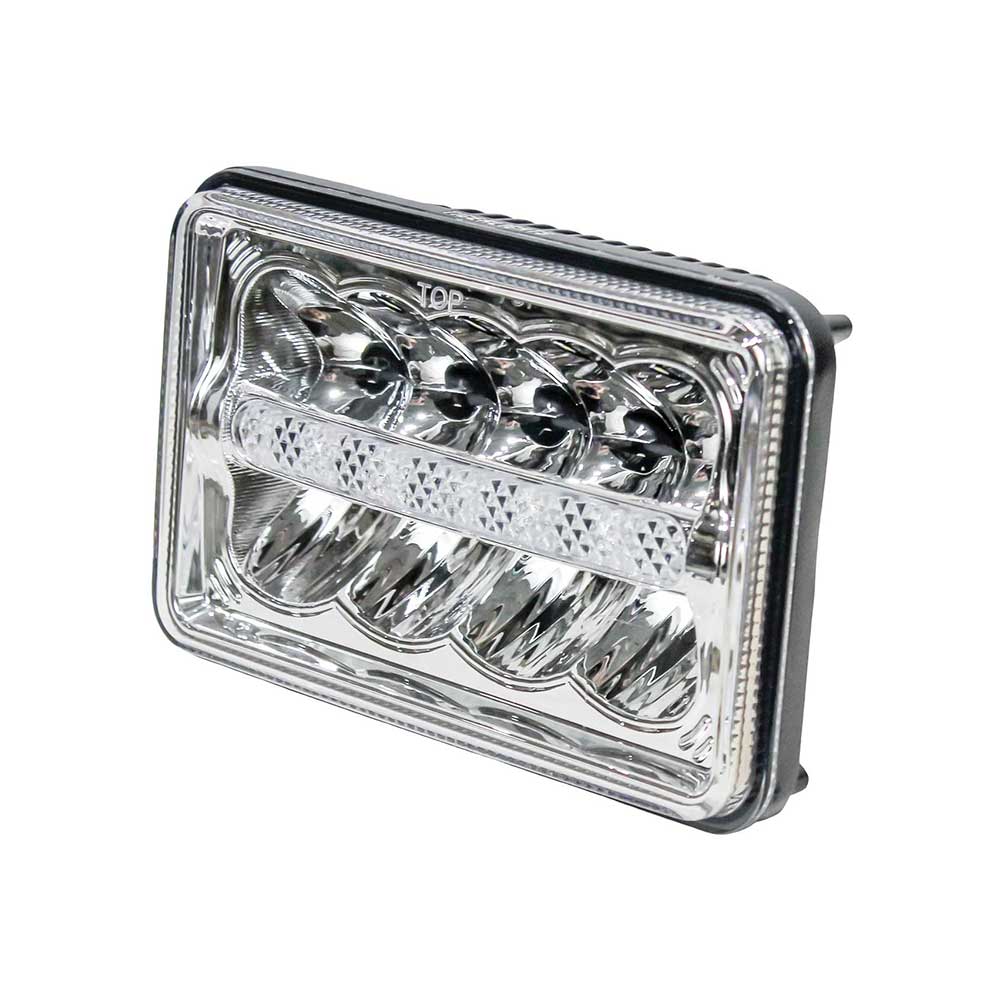 Tiger Lights LED Driving Work Light | 6-In. x 4-In. | H4651-H4652-H4656-H4666-H6545 | Hi/Lo
