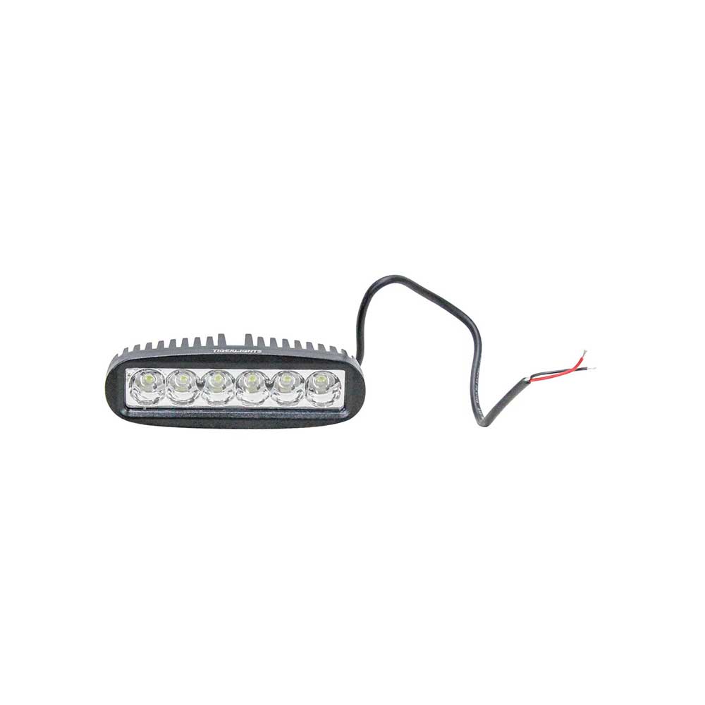 Tiger Lights LED Spot Work Light | 6.25-In. x 1.75-In. | Rectangular