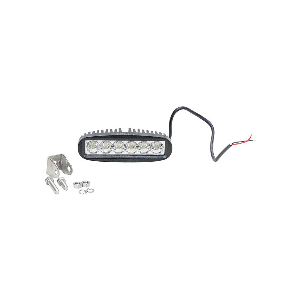 Tiger Lights LED Spot Work Light | 6.25-In. x 1.75-In. | Rectangular