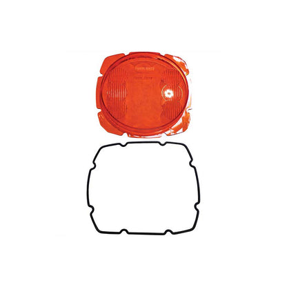 Tiger Lights Mojave Series Amber Lens + O-Ring for ATV/UTV Racing Light | 8-In. | TLM8-ALC