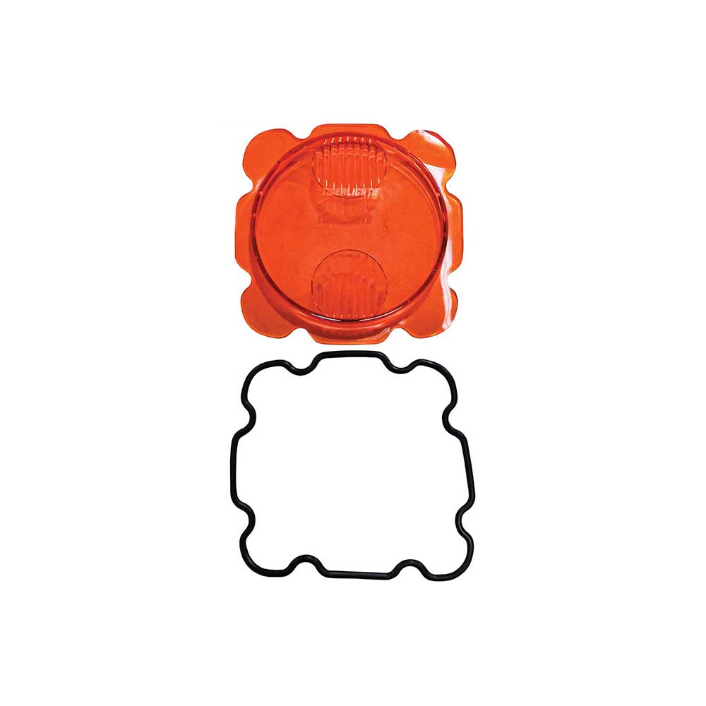 Tiger Lights Mojave Series Amber Lens + O-Ring for ATV/UTV Racing Light | 5-In. | TLM5-ALC