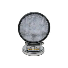 K&M Mfg LED Flood Work Light | 4-In. | Round | Clear