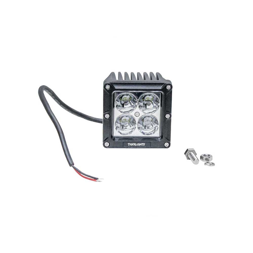 Tiger Lights LED Spot Work Light | 3-In. x 3-In. | Square