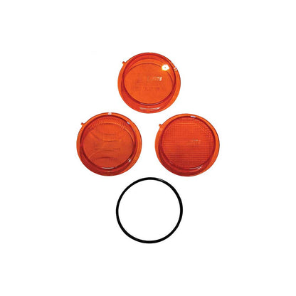 Tiger Lights Mojave Series Amber Lens Pack + O-Ring for ATV/UTV Racing Light | 3-In. | TLM3-ALP