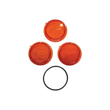 Tiger Lights Mojave Series Amber Lens Pack + O-Ring for ATV/UTV Racing Light | 3-In. | TLM3-ALP