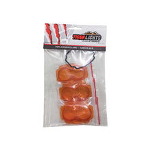 Tiger Lights Mojave Series Amber Lens Pack + O-Ring for ATV/UTV Racing Light | 2x3 | TLM2X3-ALP