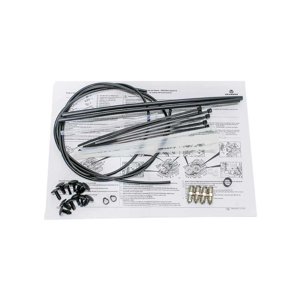 Uni Pro Air Hose Kit | Fits Grammer Seats with MSG95A/AL & G Air Suspension