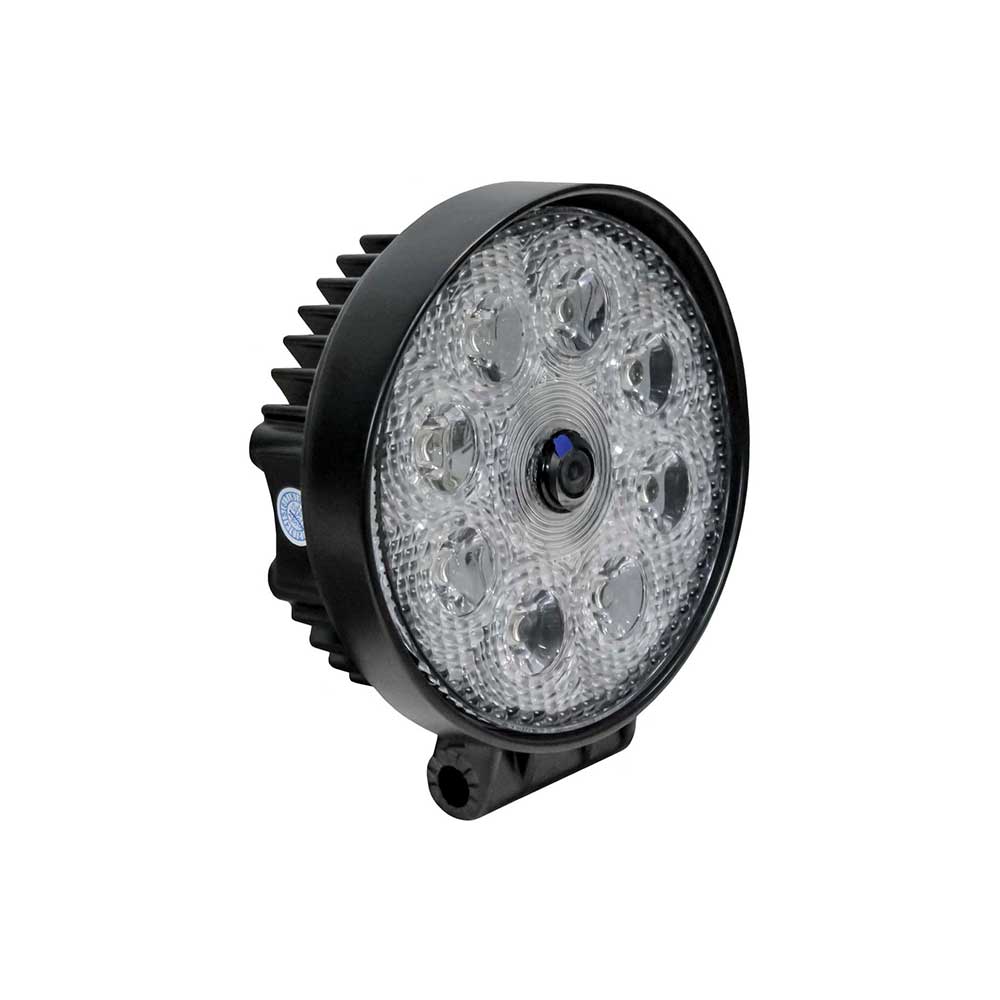 Buyers | LED Round Flood Light with Built-In Backup Camera