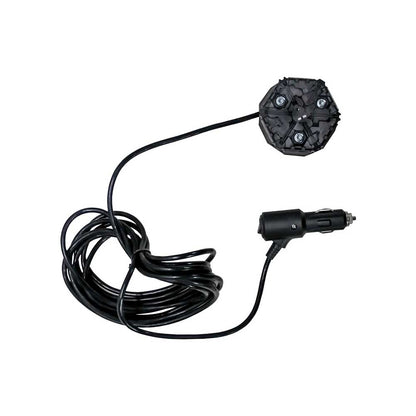 K&M Mfg LED Micro Beacon Light | Magnetic Mount with Auxiliary Plug | Class 2