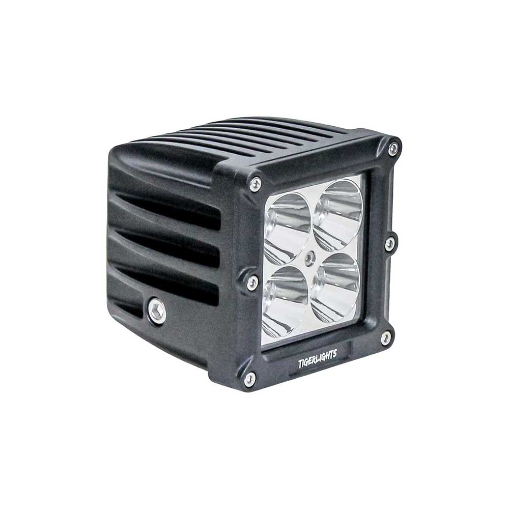 Tiger Lights LED Spot Work Light | 3-In. x 3-In. | Square