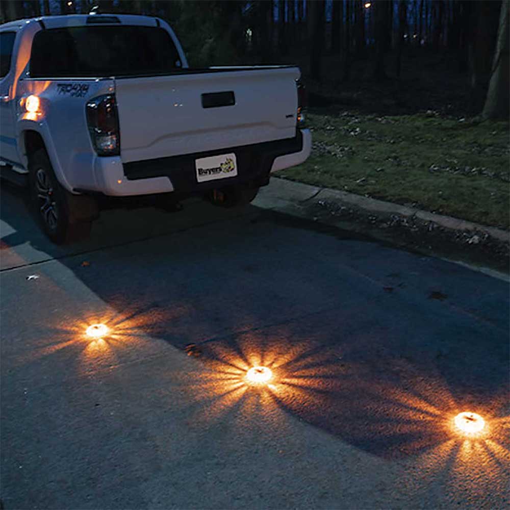 Buyers | LED Rechargeable Road Strobe/Flare Kit | 4-Pack