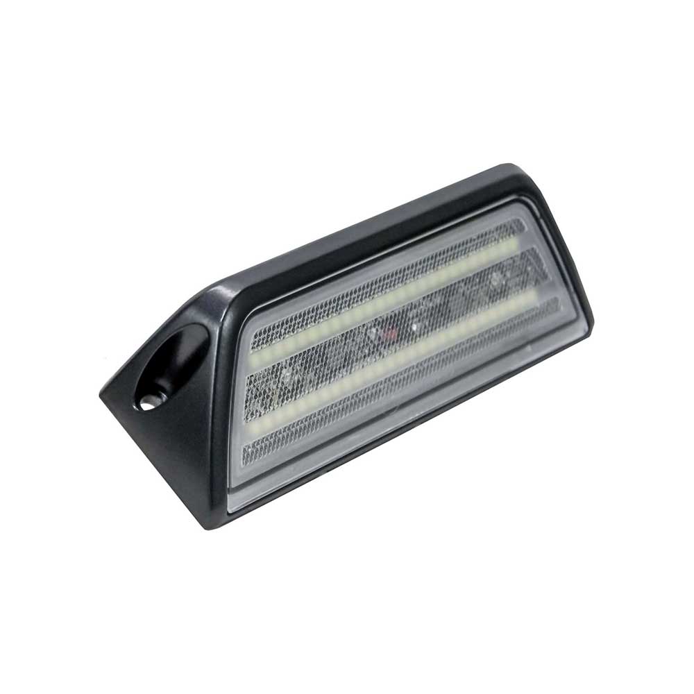 K&M Mfg LED Flood/Scene Light | 6-In. | 45-Degree Angled Surface Mount | Rectangular