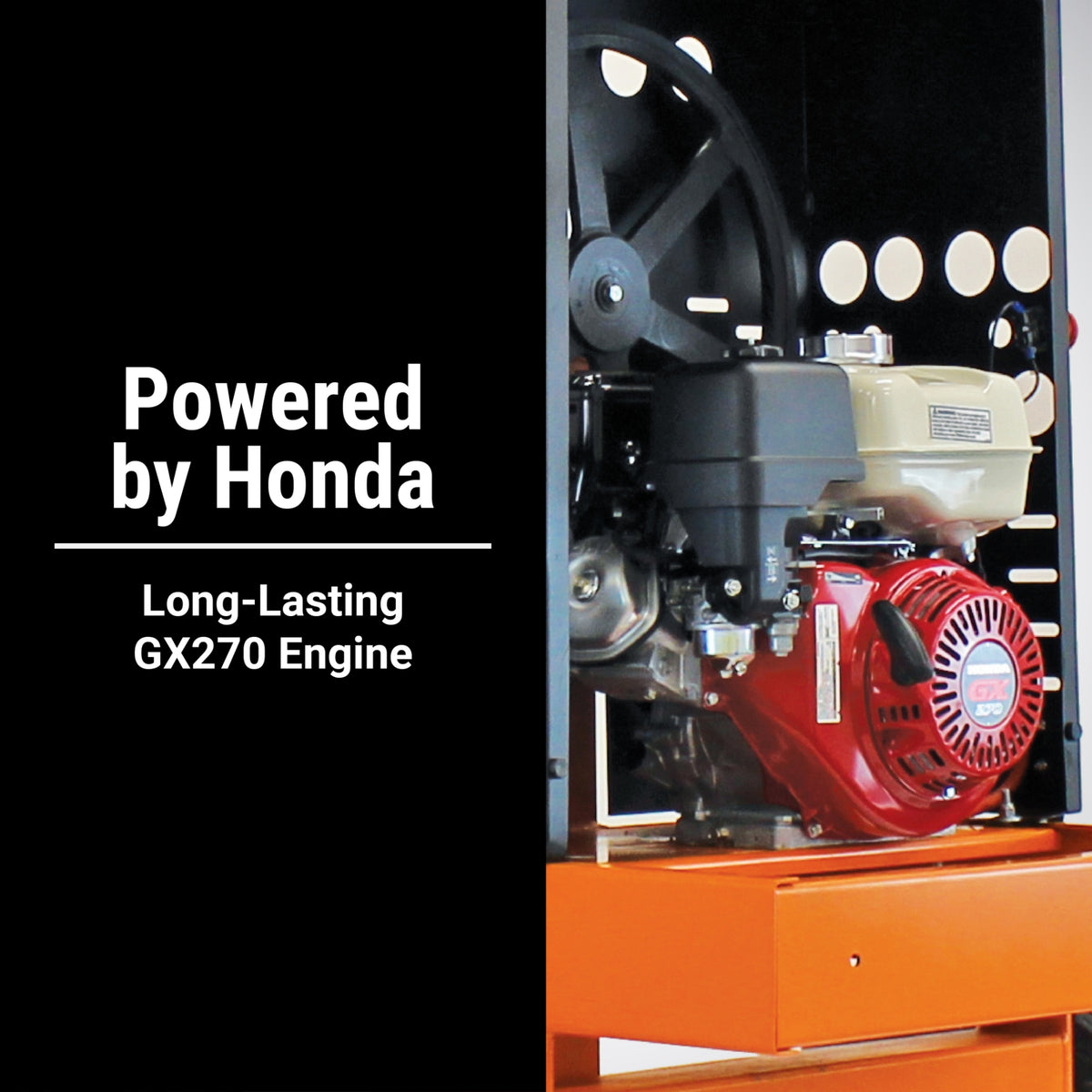 BravePro Concrete Mixer | 9 Cu. Ft. Poly Drum | Honda GX270