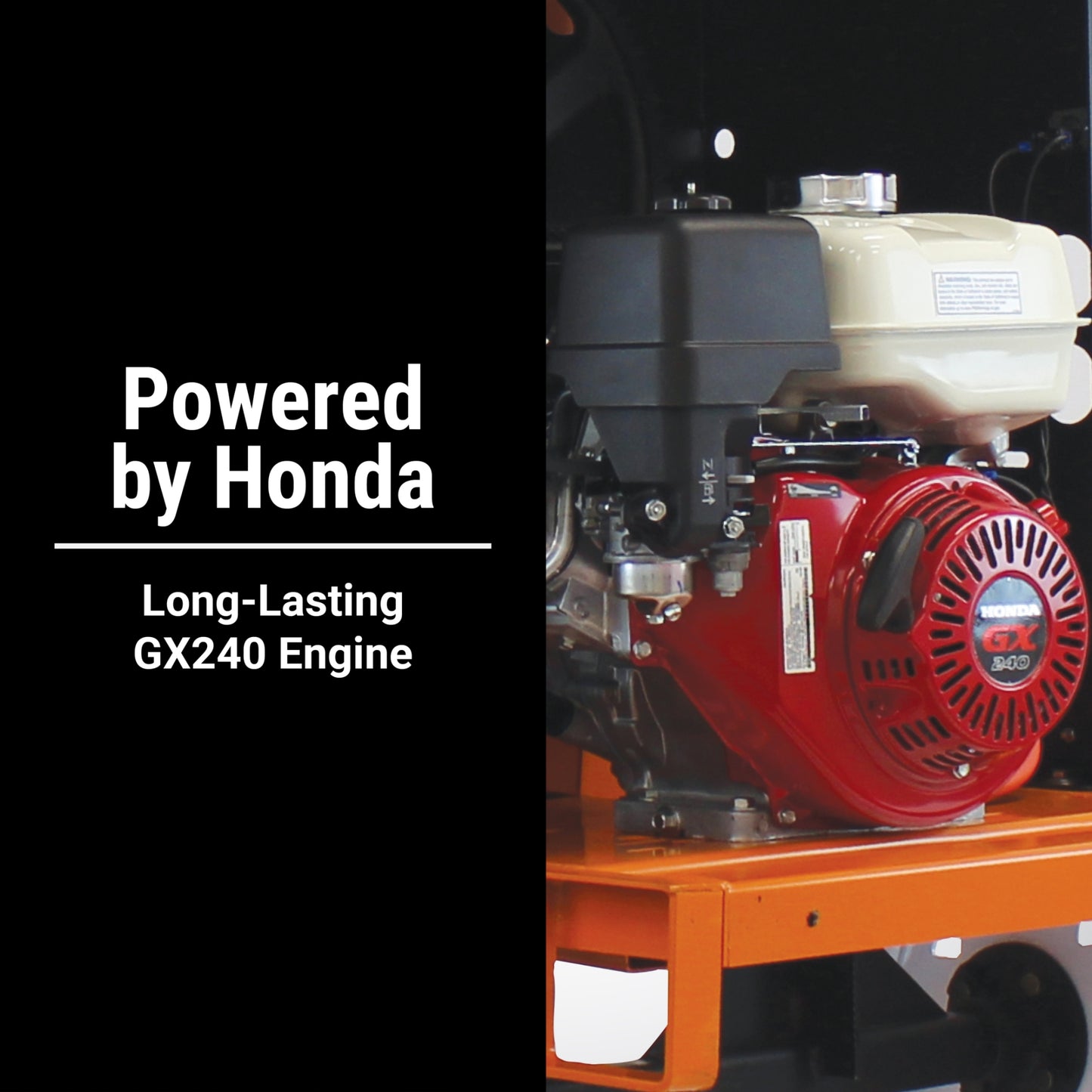 BravePro Mortar Mixer | 6 Cu. Ft. Poly Drum | Honda GX240