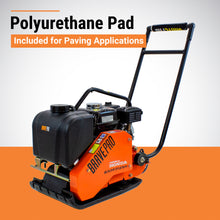BravePro Forward Plate Compactor | 14 In. | Rubber Mat, Tank, and Wheel Kit | Honda GX160