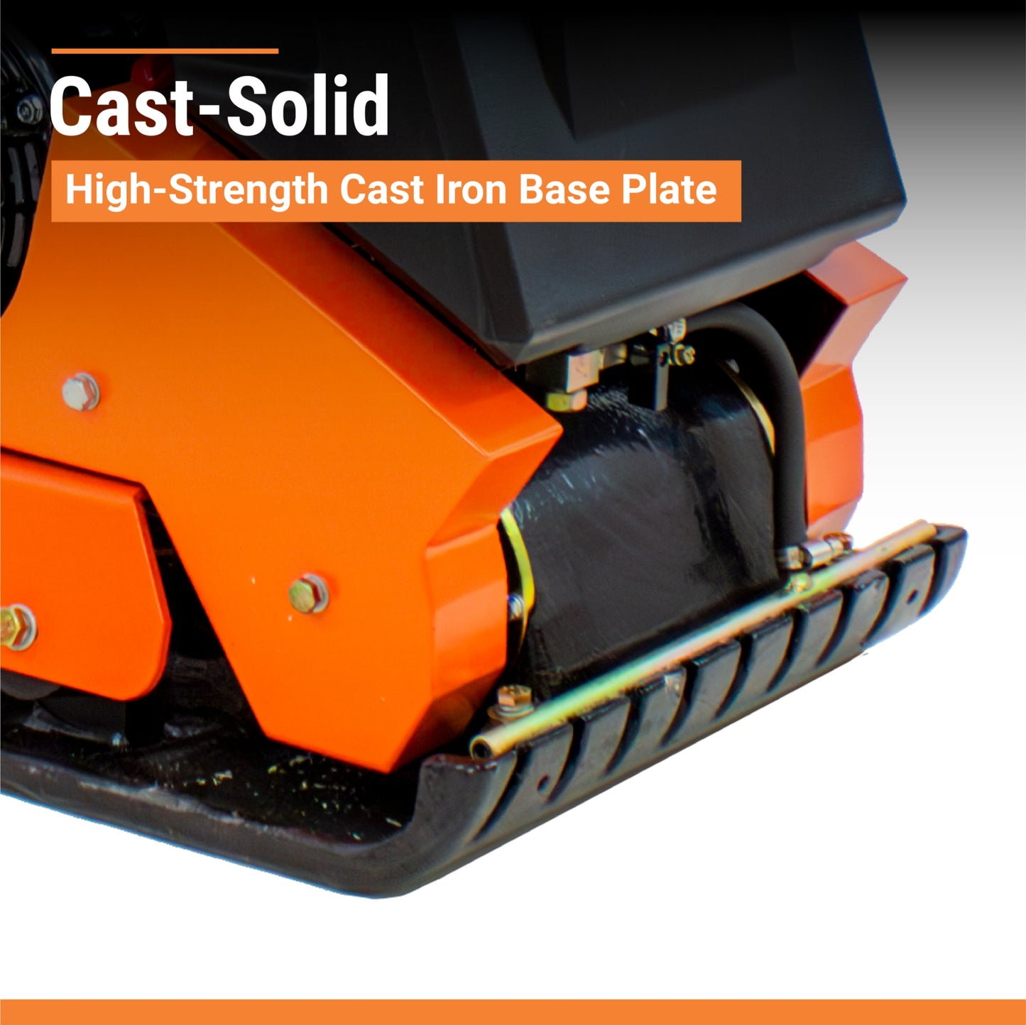 BravePro Forward Plate Compactor | 16 In. | Rubber Mat, Tank, and Wheel Kit | Honda GX160