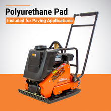 BravePro Forward Plate Compactor | 20 In. | Rubber Mat, Tank, and Wheel Kit | Honda GX160