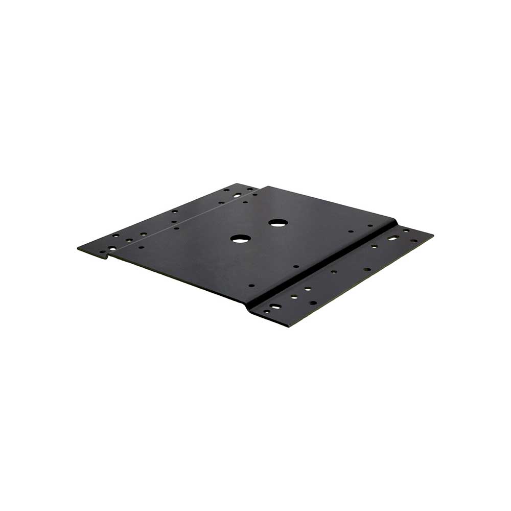 Uni Pro Seat Adapter Plate | Universal Mounting for Construction Equipment | Black Powder Coat