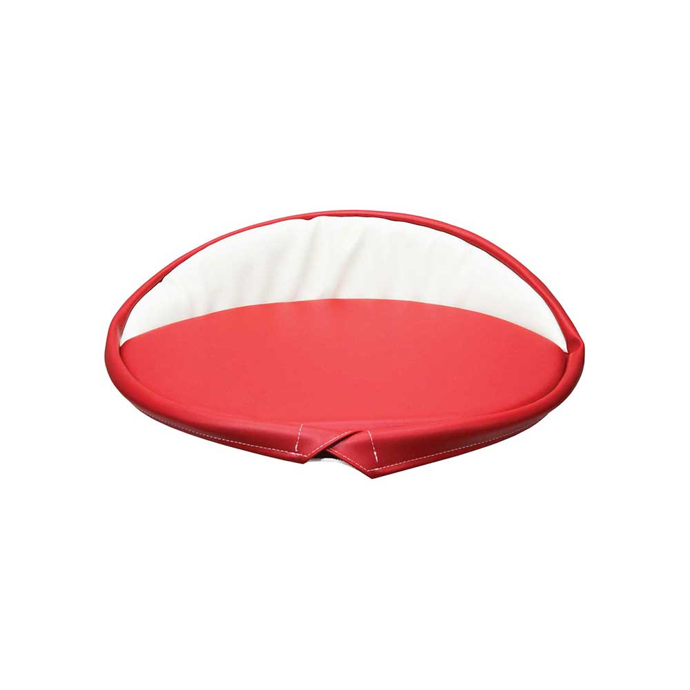 Uni Pro Tie-On Seat Cover for International Harvester HM Pan Seats | Red & White Vinyl